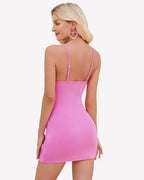 Slip Adjustable Spaghetti Strap Mini Dress