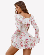 Rave Ruffle Off Shoulder Dress