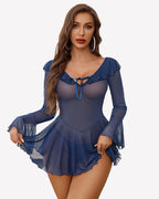 Rave Ruffle Off Shoulder Dress