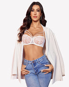 Lace Bra and Panty Floral Lace Bra Sets