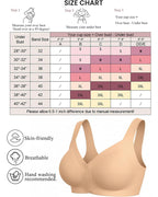 No Underwire Front Closure Bra Seamless Bralette