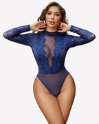 Lace Teddy Going Out Turtleneck Bodysuits Top