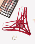 Lace Panties Briefs Criss Cross Underwear