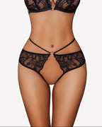 Strap Cheeky Underwear Floral Lace Panties