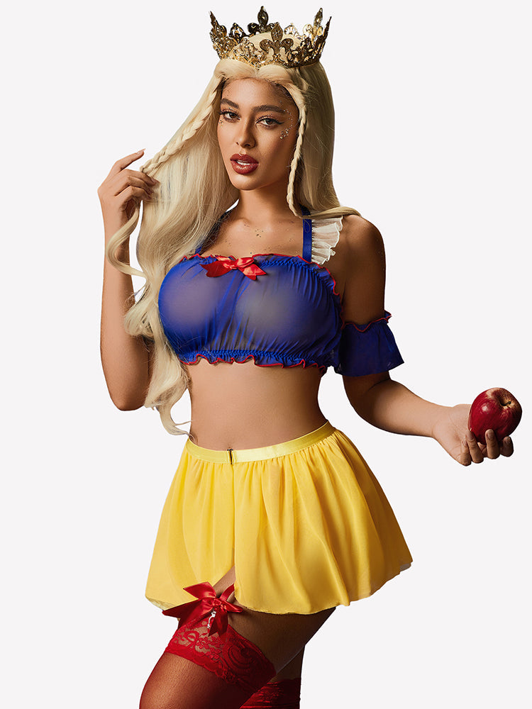 Costumes Mini Skirt Set with Garter Belt (5pack)