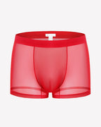 Men's Mesh Boxer Briefs Breathable Stretch Trunk Sexy Lingerie Underwear