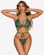 Bra And Panty Sets Strappy 2 Pcs Underwear Outfits