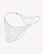 Men's Lace Thong Underwear Low Rise T-Back G-String
