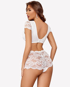 Lace Bra and Panty Sets Push Up Sheer Set