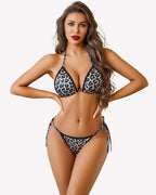 Women's Lace Lingerie Set ?¡ìC Strappy Bra and Panty Bikini Outfit