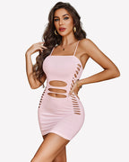 Naughty Fishnet Lingerie Chemise Outfits