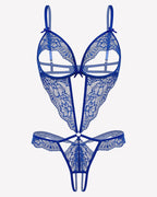 Lace Bodysuit Deep V Teddy Lingerie