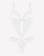 Lace Bodysuit Deep V Teddy Lingerie
