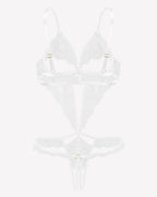 Lace Bodysuit Deep V Teddy Lingerie