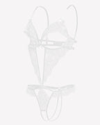 Lace Bodysuit Deep V Teddy Lingerie