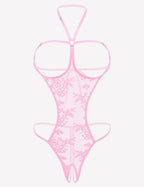 Mini Bodysuit Halter Teddy Nightie