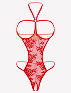 Mini Bodysuit Halter Teddy Nightie