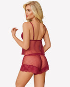 Lace Pajamas Lingerie Set Cami Shorts Sets
