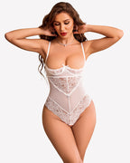Underwire Lace Teddy Lingerie Bodysuit