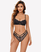 Mesh Cheeky Panty Low Rise Bow Back Hipster