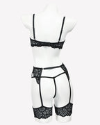 Lace Lingerie Set with Garter Belt