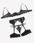 Lace Lingerie Set with Garter Belt
