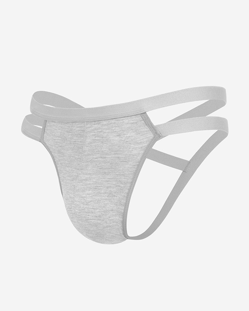 Men's Jockstrap Underwear Sexy Thong G-String with 3D Pouch