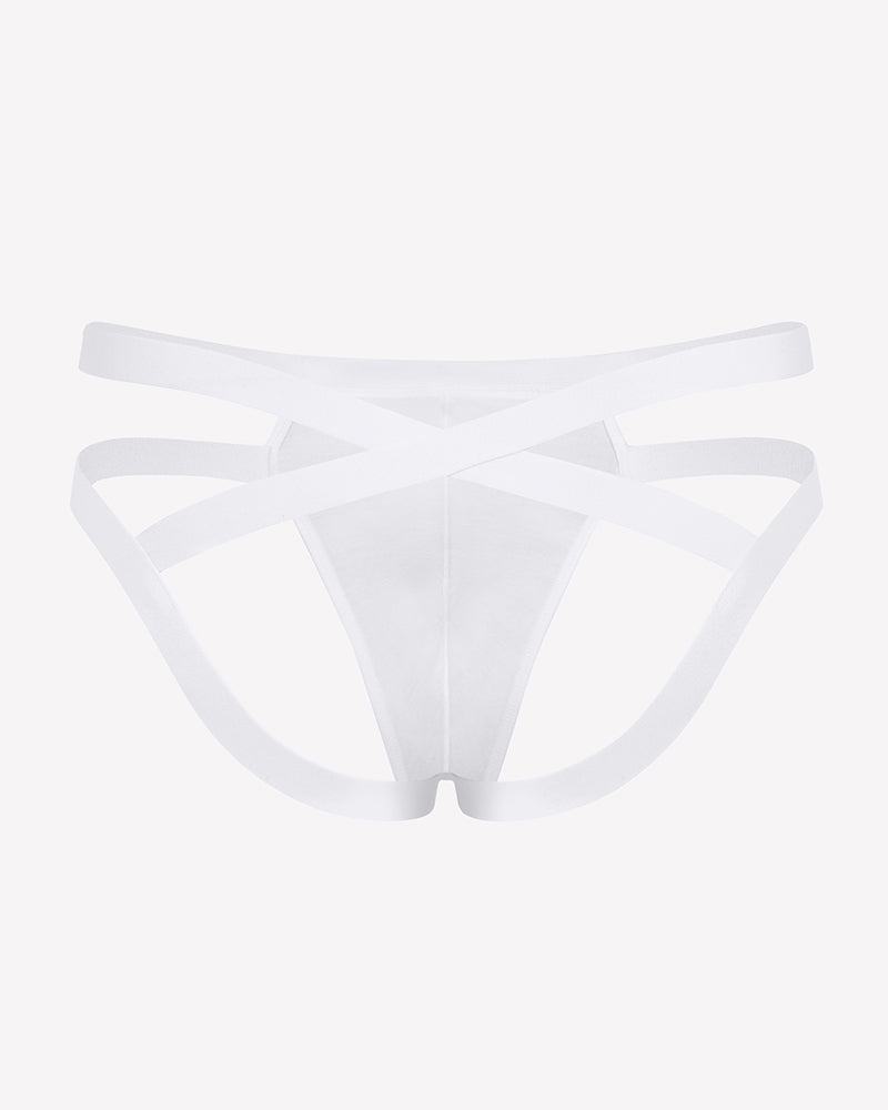 Men's Jockstrap Underwear Sexy Thong G-String with 3D Pouch