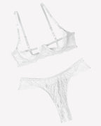Underwire Push Up Lace Lingerie Set Bra and Panty Set