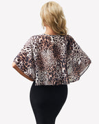 Women's Chiffon Shawl Wrap ?¡ìC Evening Wedding Cape Bolero Cover Up