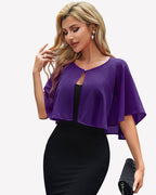 Women's Chiffon Shawl Wrap ?¡ìC Evening Wedding Cape Bolero Cover Up