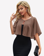 Women's Chiffon Shawl Wrap ?¡ìC Evening Wedding Cape Bolero Cover Up