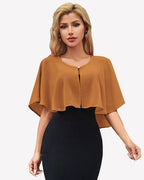 Women's Chiffon Shawl Wrap ?¡ìC Evening Wedding Cape Bolero Cover Up