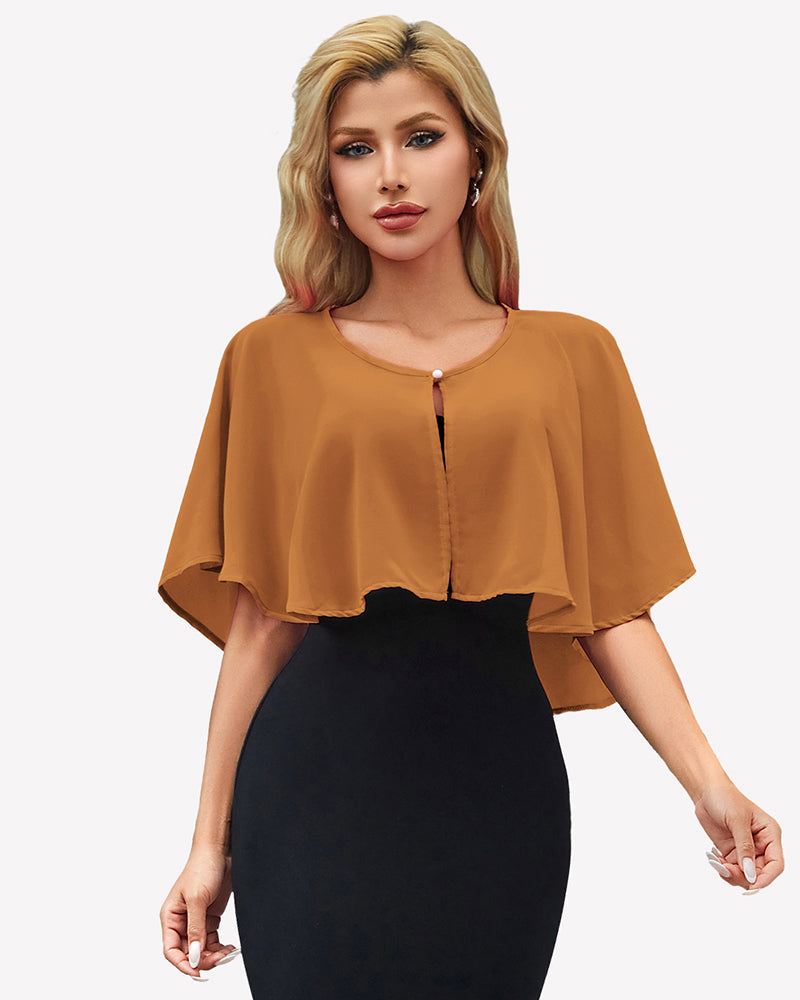 Women's Chiffon Shawl Wrap ?¡ìC Evening Wedding Cape Bolero Cover Up