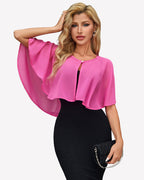 Women's Chiffon Shawl Wrap ?¡ìC Evening Wedding Cape Bolero Cover Up