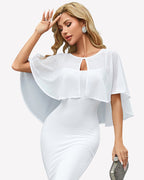 Women's Chiffon Shawl Wrap ?¡ìC Evening Wedding Cape Bolero Cover Up