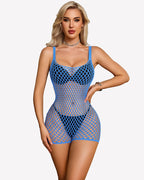 Fishnet Mesh Dress See Through Chemise
