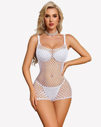 Fishnet Mesh Dress See Through Chemise