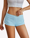 Low Rise Side Slit Micro Booty Lounge Shorts