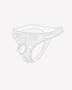 Men's Lace Open Front Bikini Briefs Low Rise Sexy Underwear