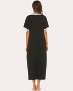 Ekouaer Ultra-Soft Long Nightgown with Pocket (US Only)