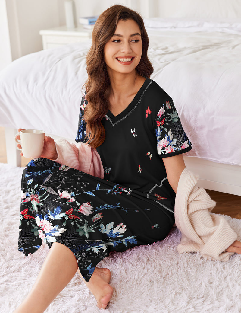 Ekouaer Ultra-Soft Long Nightgown with Pocket (US Only)