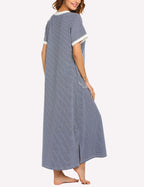 Ekouaer Ultra-Soft Long Nightgown with Pocket (US Only)