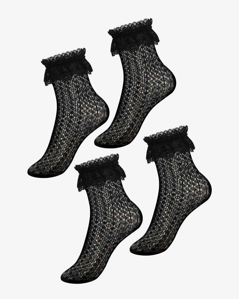 Lace Ruffle Frilly Socks Princess Lace Ankle Socks