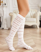 Knee Stockings Mesh Hollow out Socks
