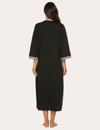 Ekouaer 3/4 Sleeves Long Robe Nightgowns (US Only)