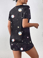 Ekouaer Pajama Sets Short Sleeve Pjs 2 Piece Top and Shorts