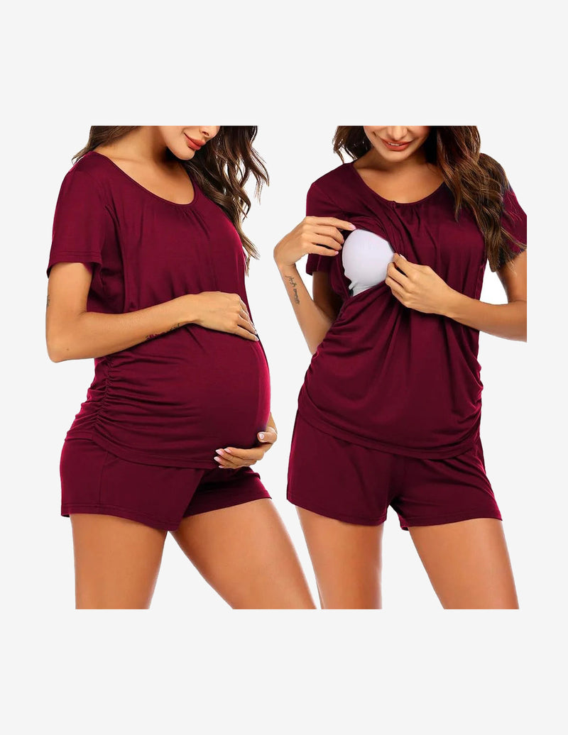 Ekouaer Nursing Maternity Breastfeeding Lounge Set