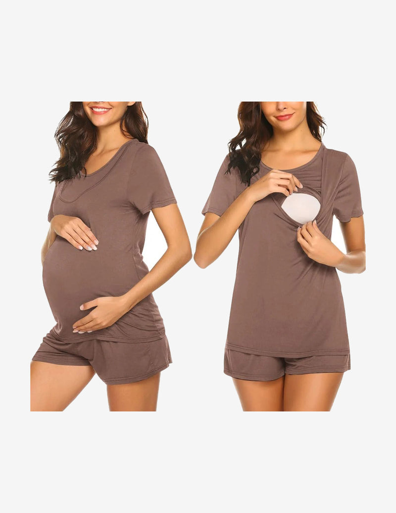 Ekouaer Nursing Maternity Breastfeeding Lounge Set
