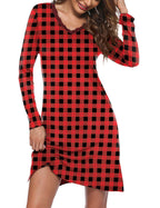 Long Sleeve Nightgowns Lace Night Dress (US Only)